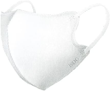 [医食同源ドットコム] iSDG【90枚 30枚入x3箱】 立体型スパンレース不織布カラーマスク SPUN MASK (スパンマスク) ホワイト 30枚入x3箱