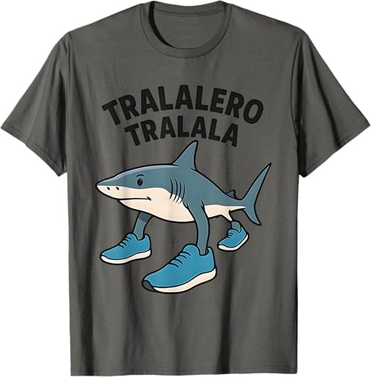 Tralalero Tralala - イタリアンブレインロットミーム Tシャツ