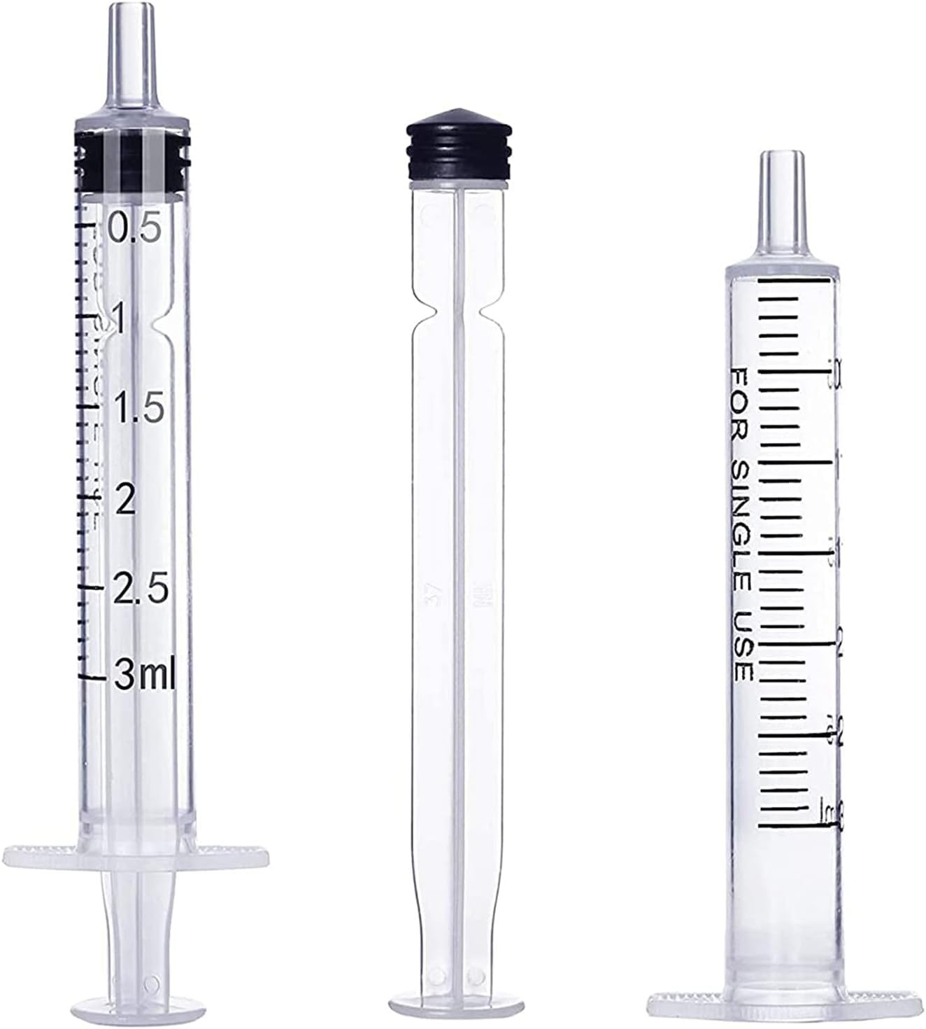ShuaWdk シリンジ5枚3ml 20G針付 注射器き 補修用注射器 滅菌 個装 リキッド調合 注入に便利 シリマーセット カートリッジ 復活 再生 工具 レジン 接着剤 インク 補充 給水 給餌 洗浄 注入 浣腸 小動物の液剤 流動食（液体）注入 その他 (3MLx5-20G針付き)