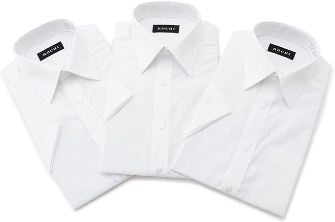 [アオキ] 半袖 シャツ3点セット 【涼しい半袖 形態安定 抗菌防臭加工 立体縫製 ビジネス】 メンズ
