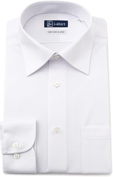 [アイシャツ] i-Shirt 完全ノーアイロン ストレッチ 超速乾 レギュラーフィット 長袖 アイシャツ ワイシャツ メンズ