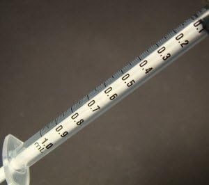 実験用注射器　 1ml　10本組