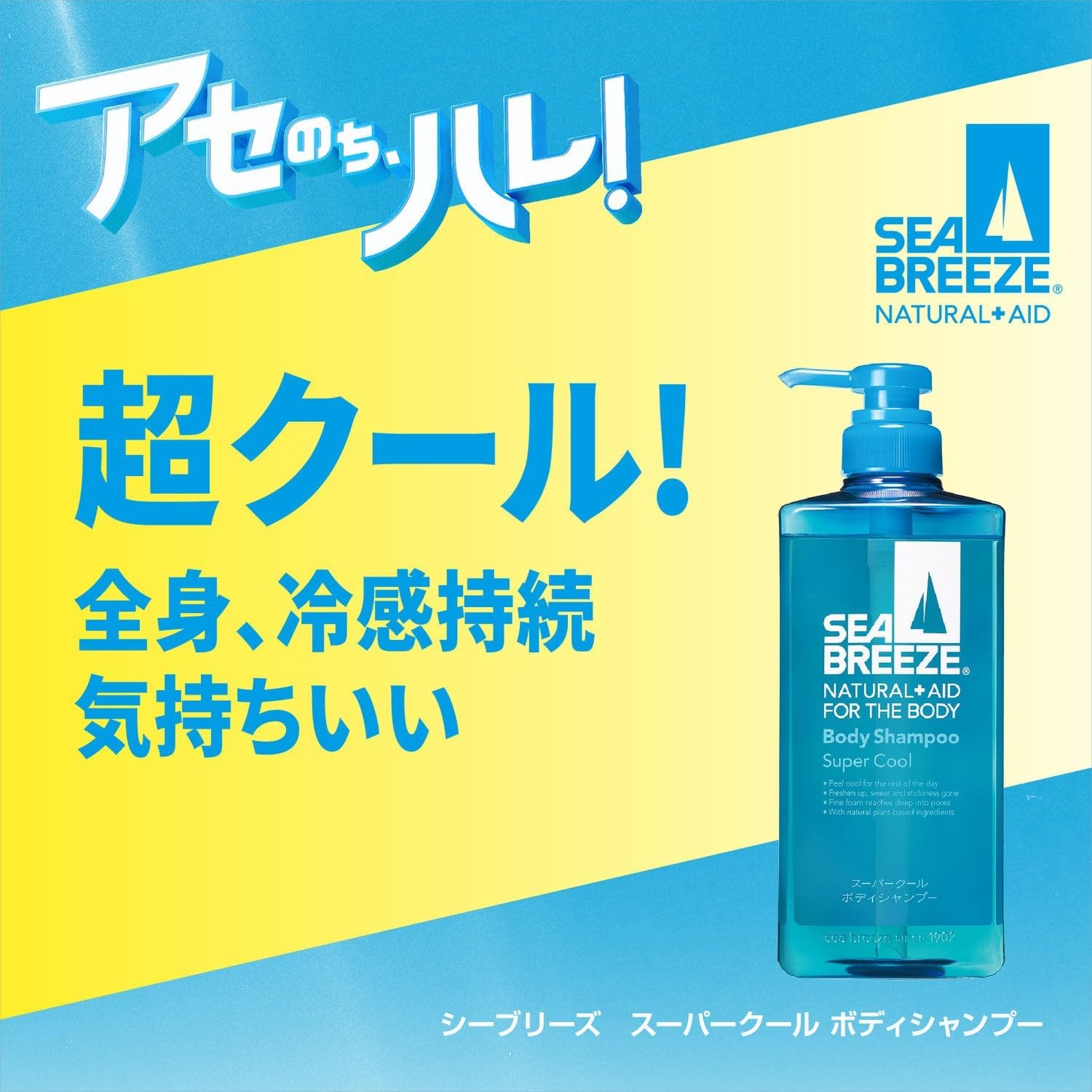 SEABREEZE(シーブリーズ) スーパークール ボディシャンプー 600ml 液体 600ミリリットル (x 1)