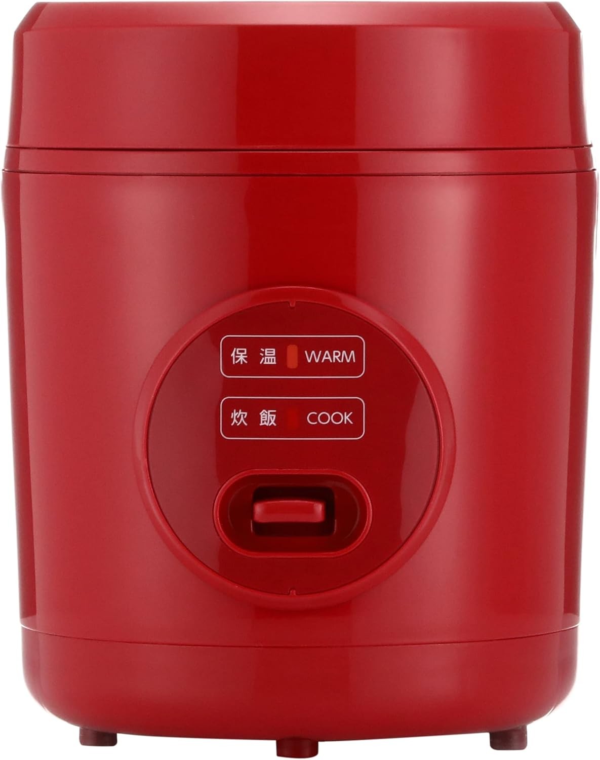 [山善] 炊飯器 0.5~1.5合 マイコン式 小型 一人暮らし ミニ ライスクッカー レッド YJE-M150(R)
