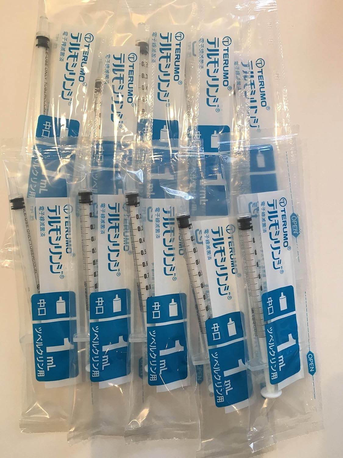 テルモ シリンジ 1ml 10本セット 滅菌 個装