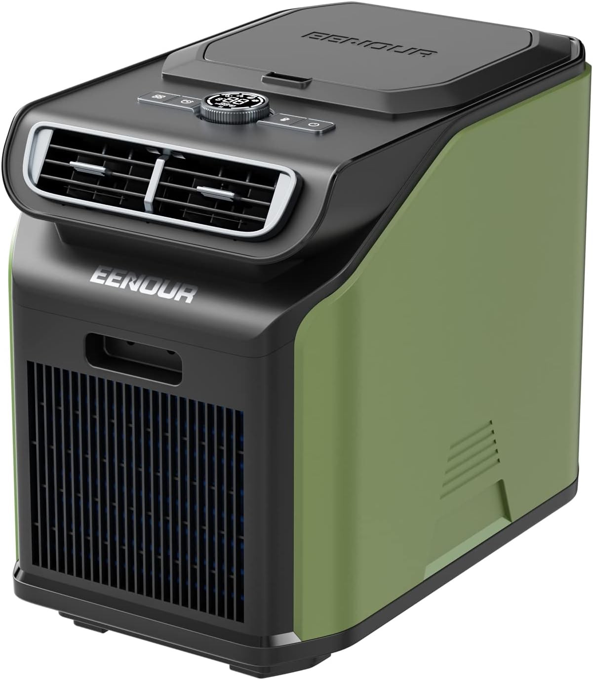 EENOUR ポータブルエアコン PA600 冷房能力1.758kW/6000Btu デュアル換気システム 1台3役 冷風 送風 除湿機能 二つ吹き出し口 7段階風量 温度調整可能 リモコン対応 タイマー機能付き 工事不要 移動式 持ち運び便利 工場 倉庫 DIY作業 車中泊 キャンプ アウトドア用 熱中症対策 防災グッズ