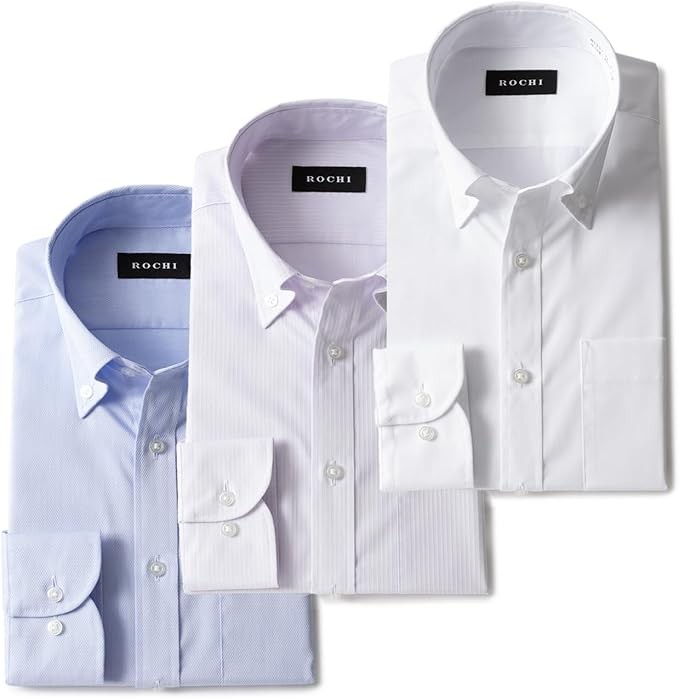 [アオキ] 長袖 シャツ3点セット 【形態安定/抗菌防臭加工/綿高混率/立体縫製/ビジネス】 メンズ