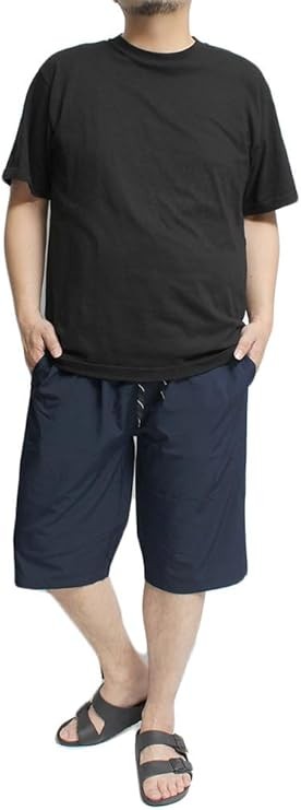 [ワン カラーズ] ショートパンツ メンズ 大きいサイズ 接触冷感 ストレッチ UV対策 ドライ 抗菌 防臭 軽量 ハーフパンツ
