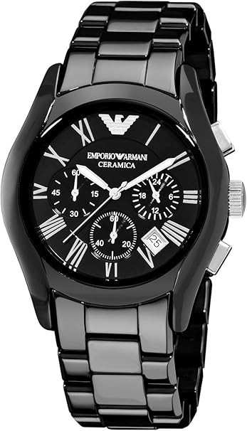 [EMPORIO ARMANI(エンポリオ アルマーニ)] セラミカ メンズ 腕時計 ブラック AR1400 [並行輸入品]