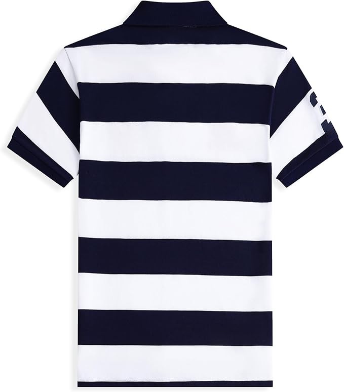 ['ポロ`ラルフ·ロ"ーレン:]ポロシャツ メンズ 大きいサイズ 半袖 Tシャツ クラシックフィット コットン ローレルリース メンズ半袖ポロシャツ 刺繍 トップス ゴルフウェア ファッショ カジュアル スポーツ ﻿ [並行輸入品]